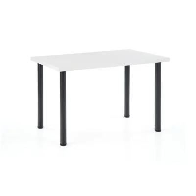 TABLE MODEX 2 120, TABLETOP - WHITE, LEGS - BLACK